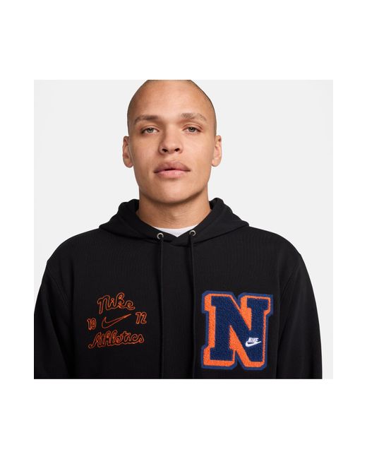 Nike Blue Club French Terry Pullover Hoodie for men