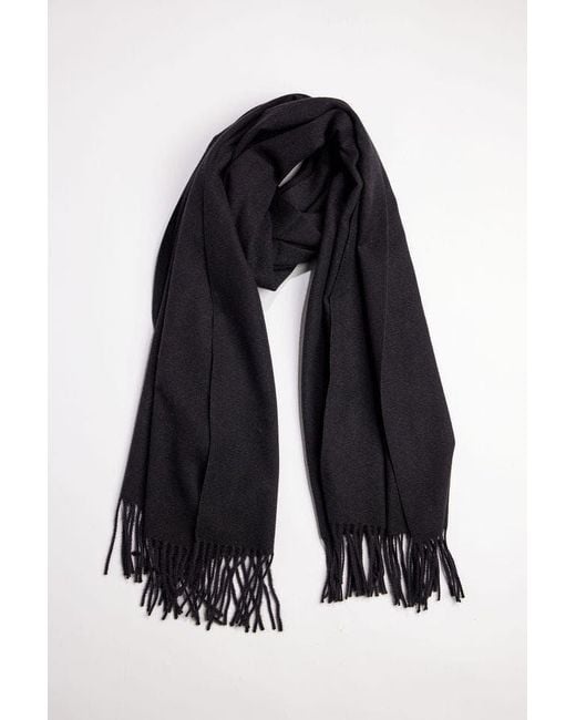 Hat Attack Black Travel Scarf