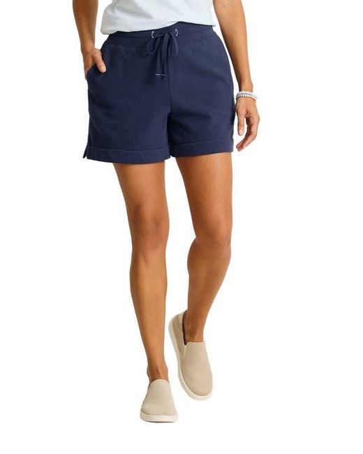 Tommy Bahama Blue Marina Del Mar Tie Waist Cotton Shorts