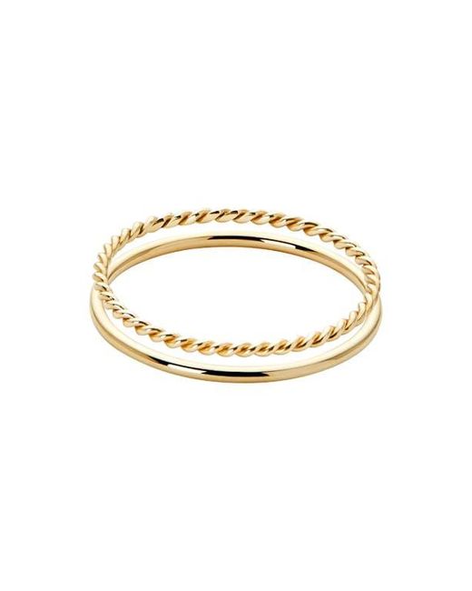 Ana Luisa Metallic Ring Set