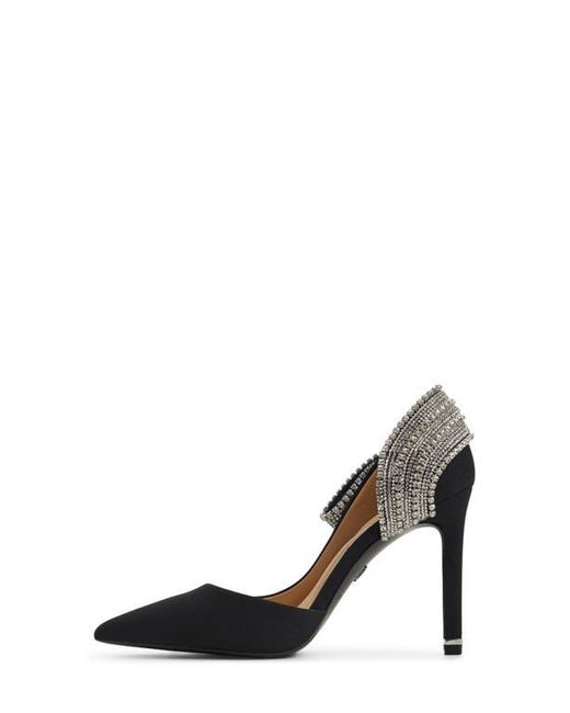 Ted Baker Black Vandi Half D'Orsay Pointed Toe Pump