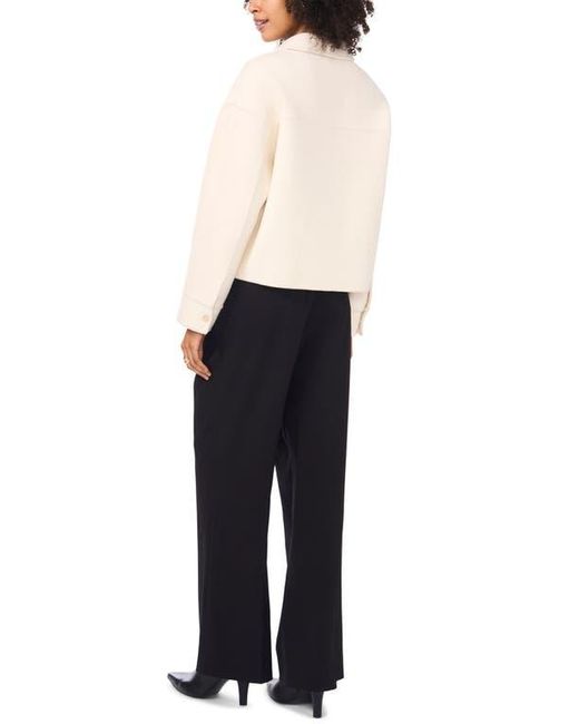 Vince Camuto Black Patch Pocket Zip Jacket