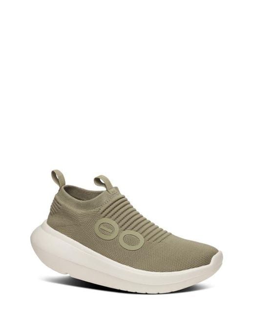 OOFOS White Oomy Zen Slip-On Sneaker for men