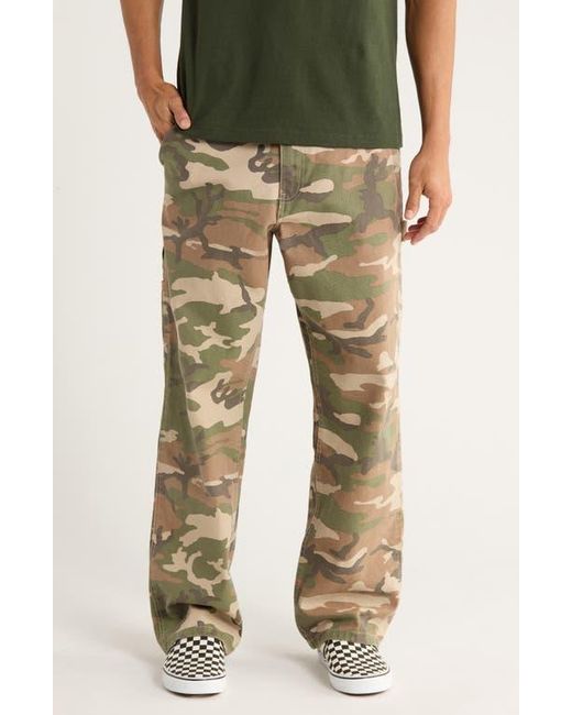 Vans Multicolor Drill Chore Camo Print Cotton Pants for men