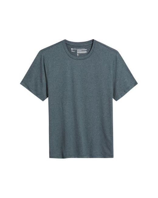 Zella Blue Dynamic Crewneck T-Shirt for men