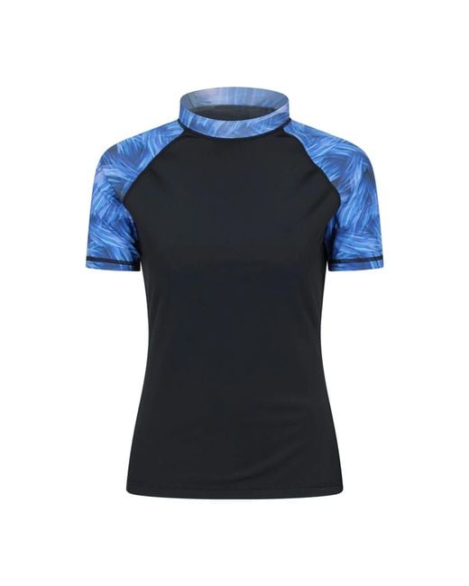 Mountain Warehouse Blue Patterned Rash Guard