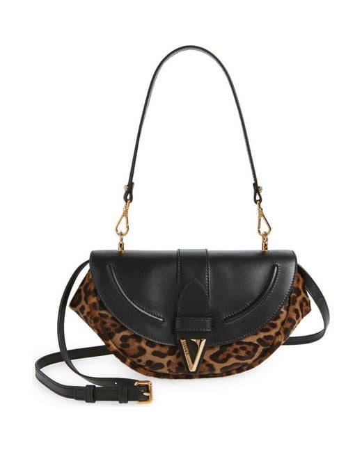 Versace Black Medium Virtus Shoulder Bag