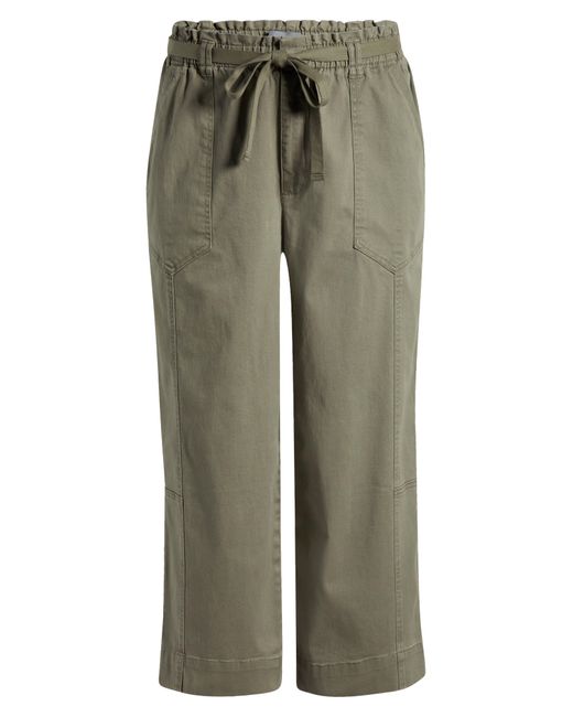 Wit & Wisdom Green Skyrise Paperbag Waist Ankle Pants
