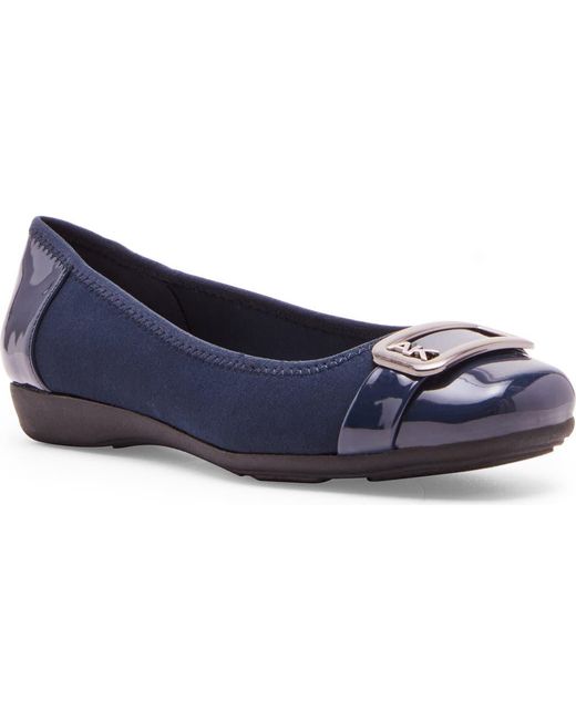 Anne Klein Blue Ulivera Ballet Flat
