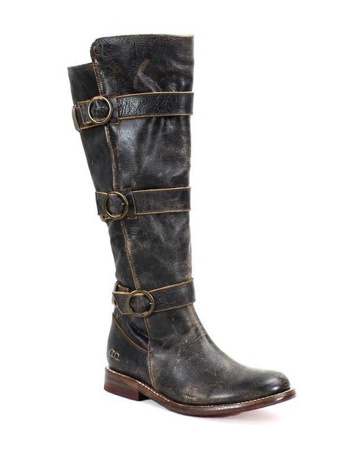 Bed Stu Black Kitty Engineer Boot