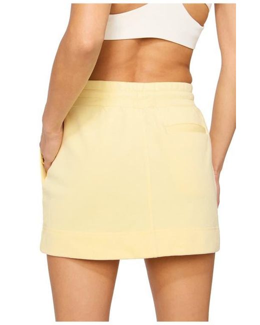 Fabletics Yellow Year Round Terry Mini Skirt