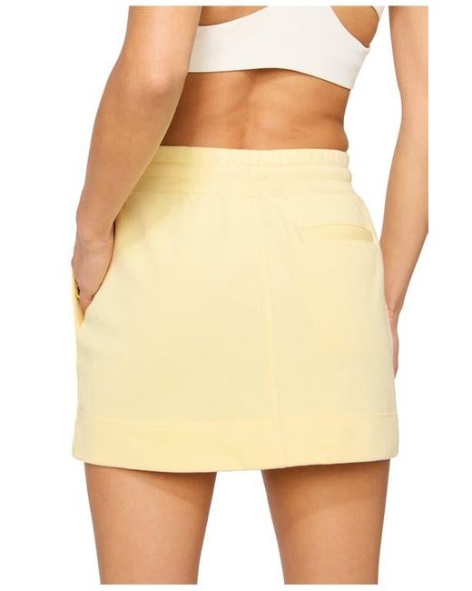 Fabletics Yellow Year Round Terry Mini Skirt