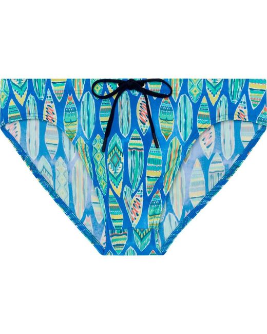 Hom Blue Marbella Swim Mini Briefs for men