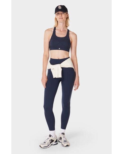 Sweaty Betty Blue Power Medium Impact Sports Bra