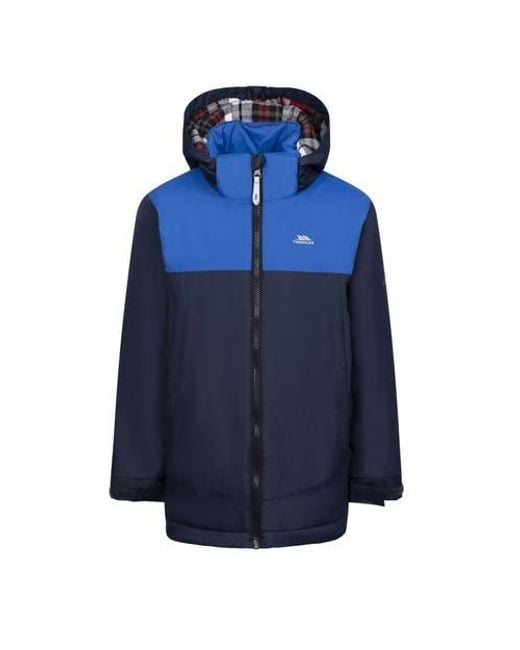Trespass Blue Terris Waterproof Jacket for men