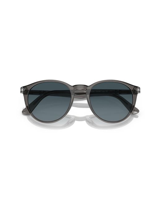 Persol Black 49mm Gradient Polarized Phantos Sunglasses for men