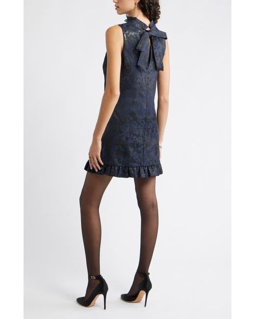 cece blue floral dress Cece Dress in Ornate Navy L