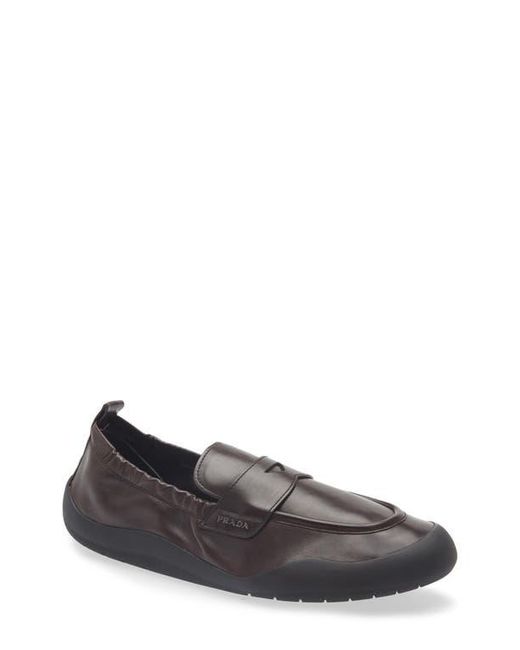 Prada Gray Speedrock Loafer for men