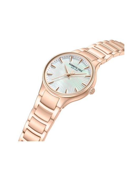 Kenneth Cole Mother-Of-Pearl Dial Bracelet Watch, 34Mm in  display picture 3