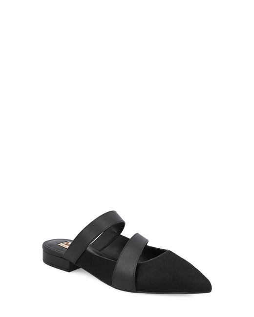 MIA Black Abie Pointed Toe Mule