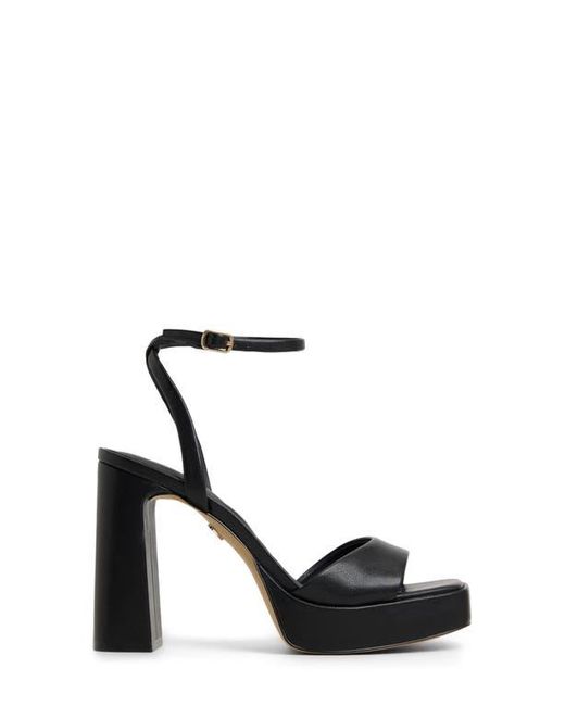 ALDO Black Lothon Ankle Strap Platform Sandal