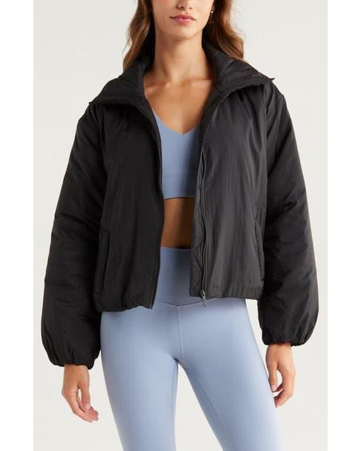 Zella Black Elevate Insulated Jacket