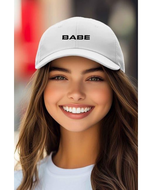 Alix Black Babe Embroidered Cap
