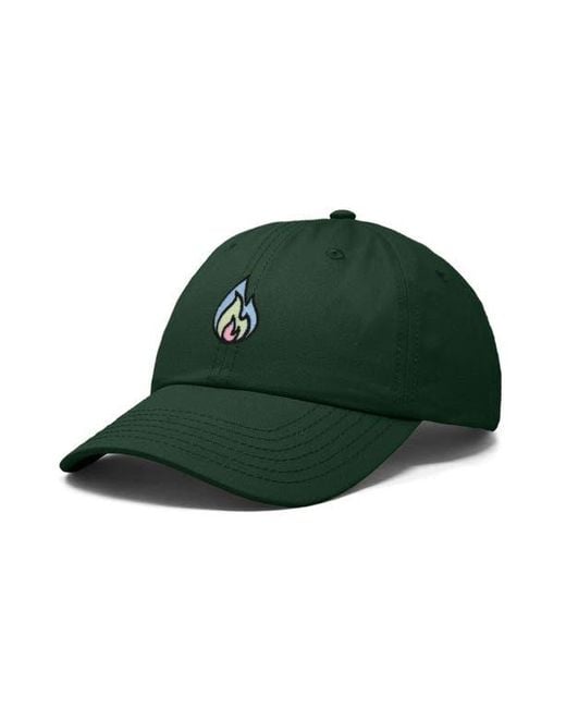 Alix Green Fire Dad Hat for men