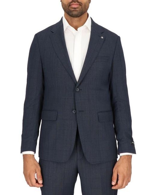 Scotch & Soda Blue Check Stretch Wool Sport Coat for men