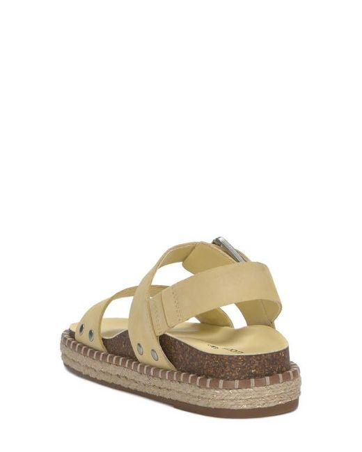 Lucky Brand Metallic Umora Slingback Espadrille Platform Sandal