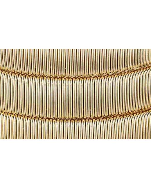 Ettika Metallic Set Of 3 Stretch Flex Cuffs