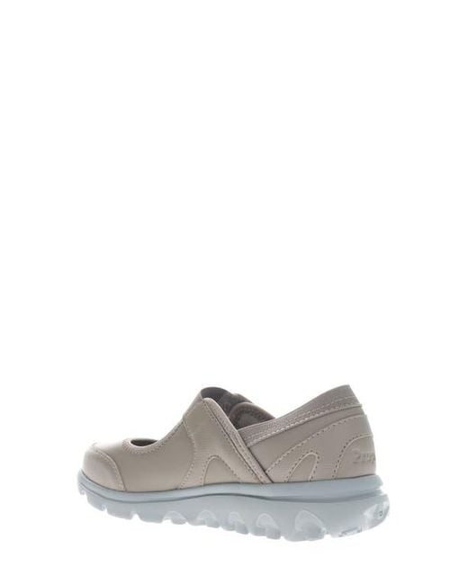 Propet Gray Onalee Mary Jane Flat