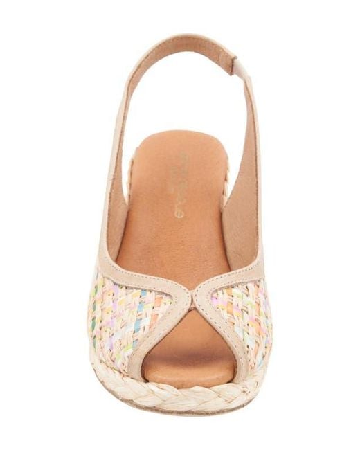 Andre Assous Metallic Audrey Espadrille Wedge Sandal