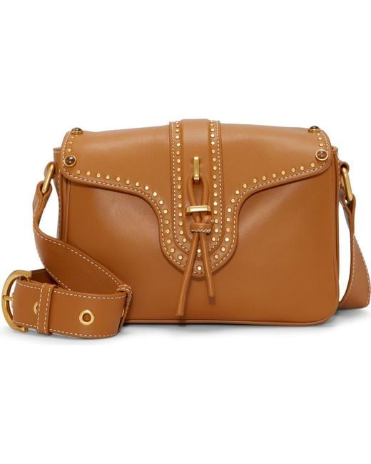 Vince Camuto Macey Leather Crossbody Bag in Brown Lyst