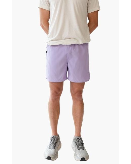 Cooldown Purple Miller Running Shorts for men