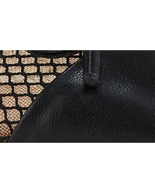 Aquazzura Black Gioia Cap Toe Ballet Flat