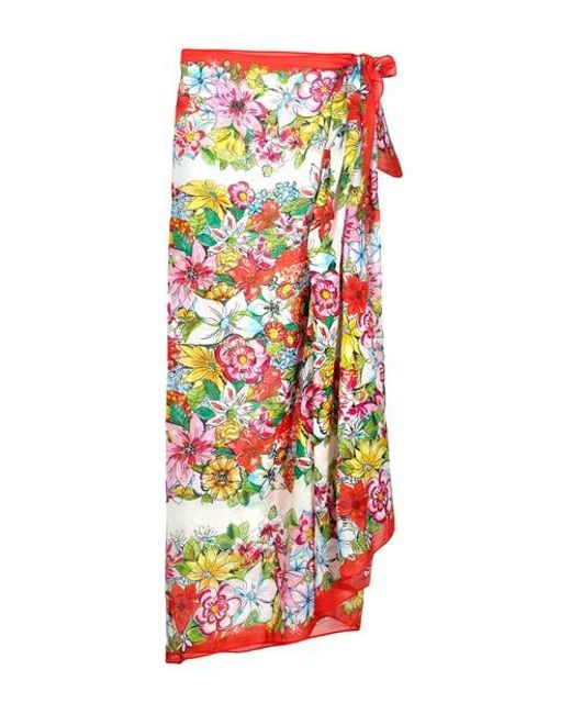 Echo Red Floral Sarong