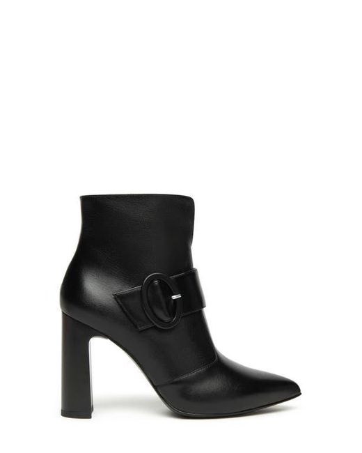 Nero Giardini Black Buckle Bootie