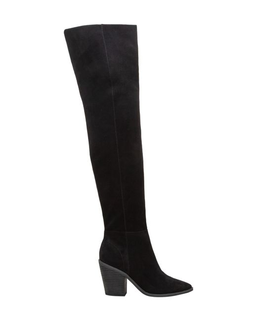 Lisa Vicky Black Maxi Over The Knee Boot