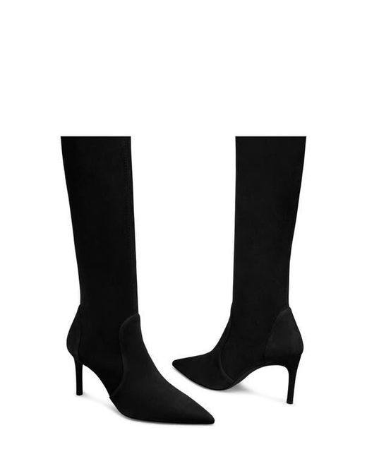 Stuart Weitzman Black Stuart Power 75 Boot