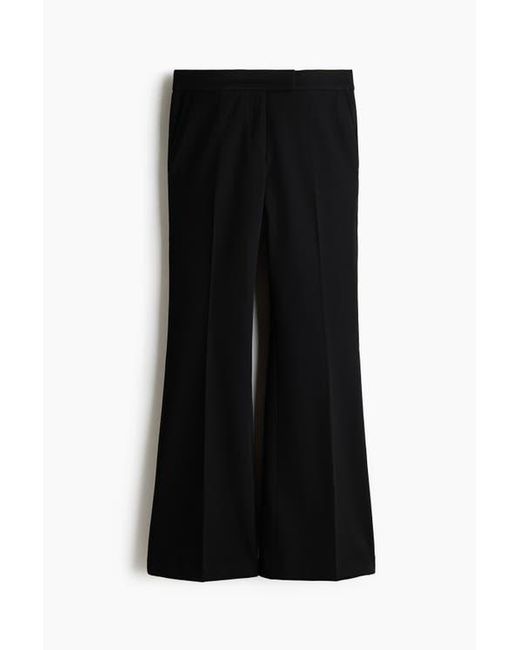 H&M Black Flared Trousers
