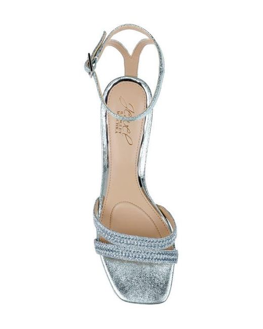 Badgley Mischka Blue Hayzel Ankle Strap Sandal