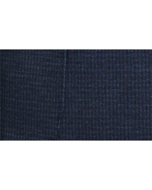 Johnston & Murphy Blue Xc Flex Microcheck Knit Sport Coat for men