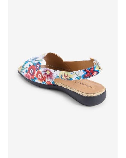 Comfortview Metallic The Adele Sling Sandal