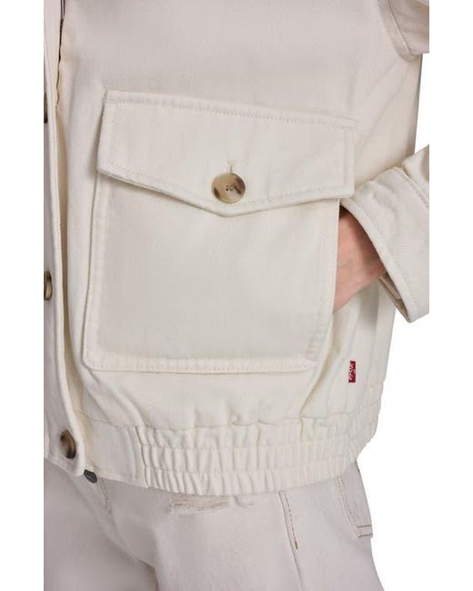 Levi's Natural Laydown Denim Utility Jacket