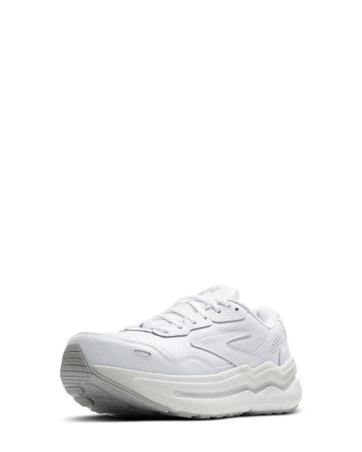 Brooks White Ghost Max Sneaker