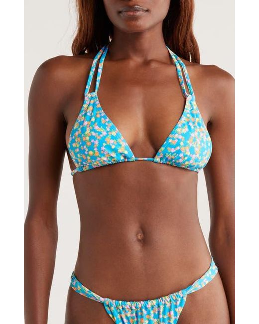 Kulani Kinis Blue Halter Bikini Top