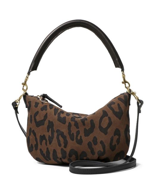 Clare V. Brown Petit Moyen Woven Messenger Bag