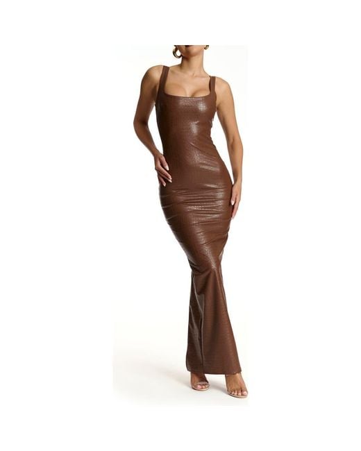 ashley stewart faux leather dress Denim Trimmed Faux Leather Skirt – Ashley Stewart