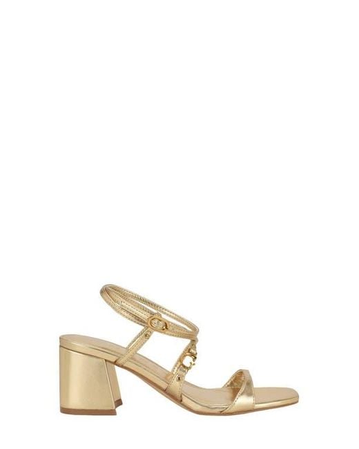 Guess Metallic Galeon Ankle Strap Sandal